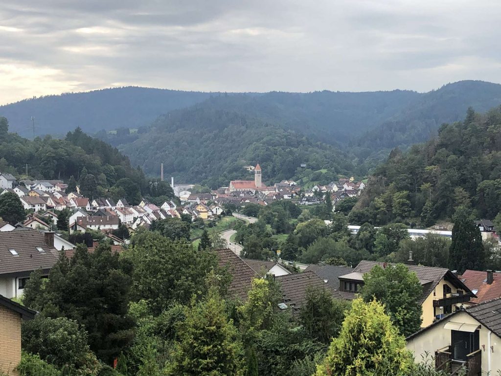 Blick von Balkon seitlich