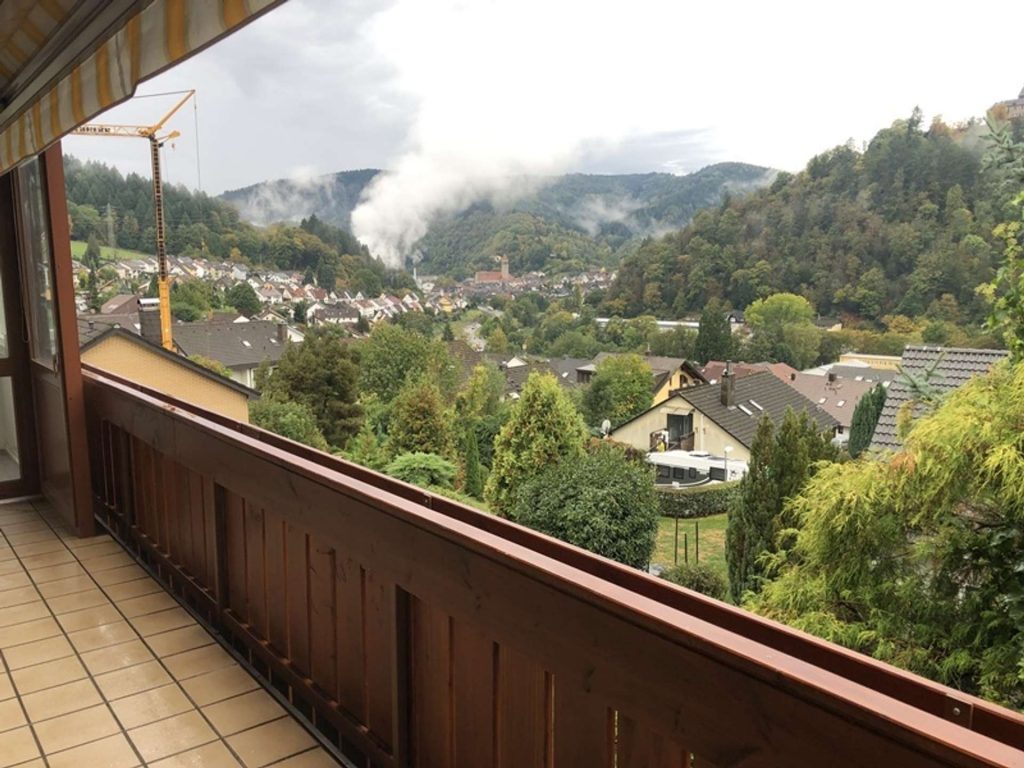 Blick von Balkon EG
