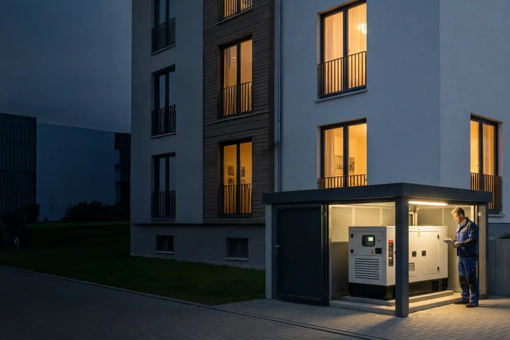 Notstromaggregate für Wohnungseigentümergemeinschaften