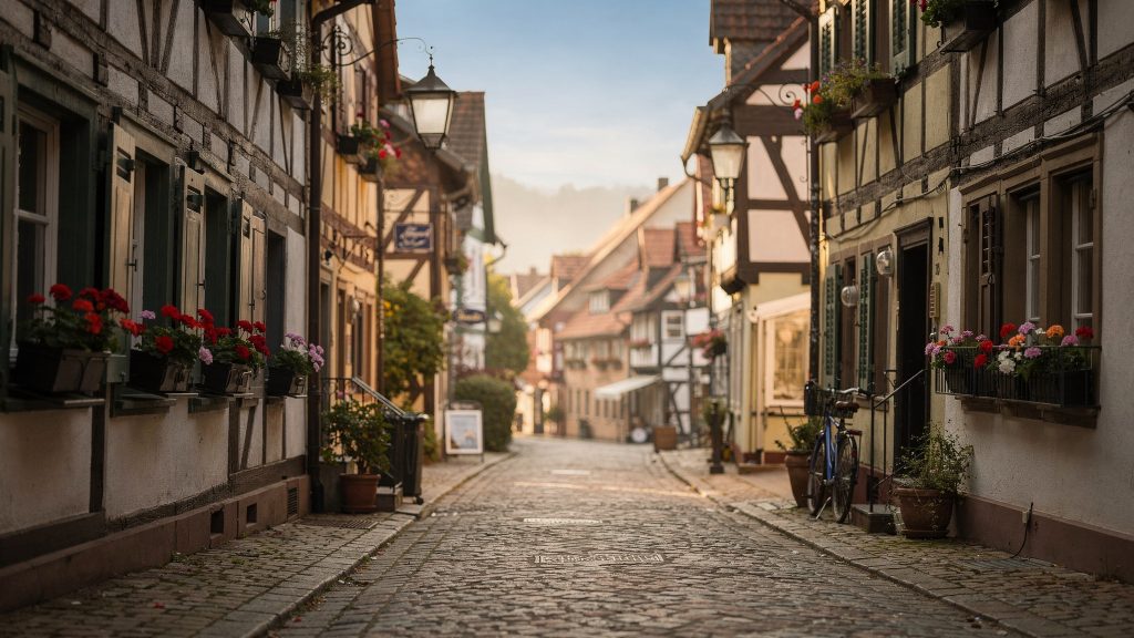 Passt zur Erwähnung von Gernsbach und vermittelt „fußläufige Infrastruktur“ sowie Ortskern-Atmosphäre.