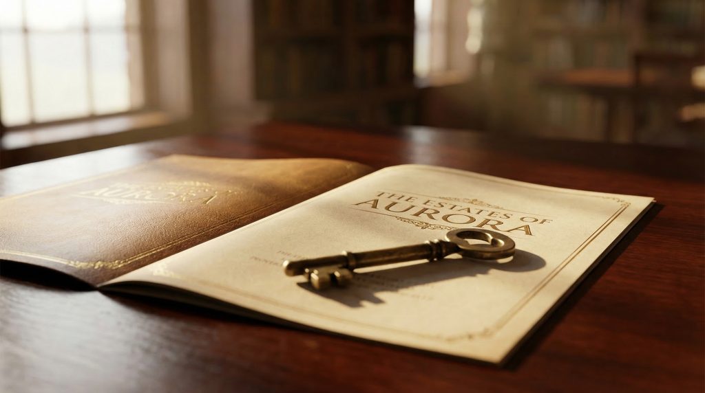 Diese visuelle Metapher steht für den Beginn eines neuen Kapitels im Leben, das durch die Unterstützung eines Maklers ermöglicht wird.