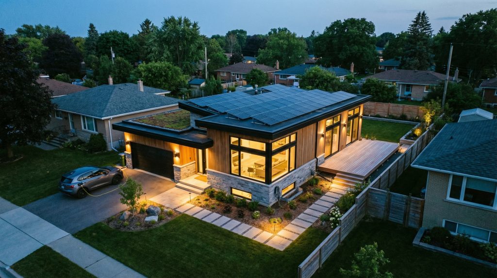 Das Bild vermittelt die Geborgenheit und den erhöhten Wohnkomfort nach einer erfolgreichen Modernisierung.