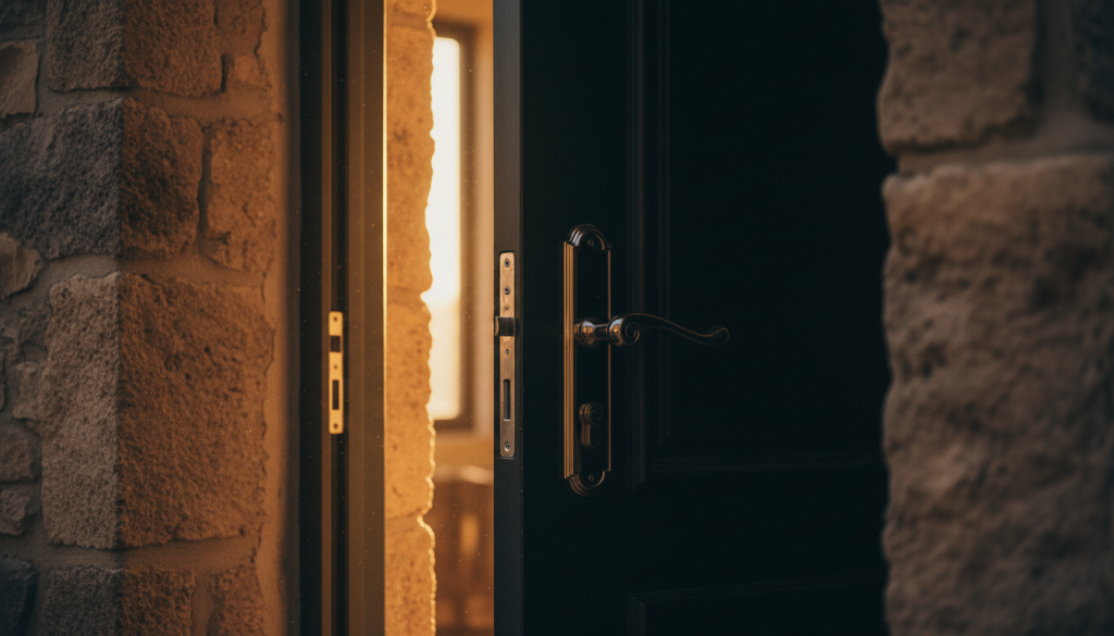 Dieses Bild symbolisiert den Beginn eines entscheidenden Moments beim Wohnungsverkauf und weckt Emotionen von Spannung und Erwartung.