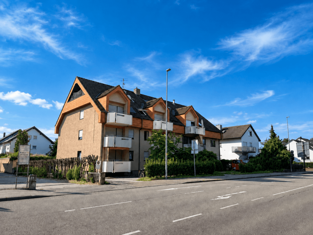 Moderne 1-Zimmer-Wohnung mit Balkon und Einzelgarage in Rastatt